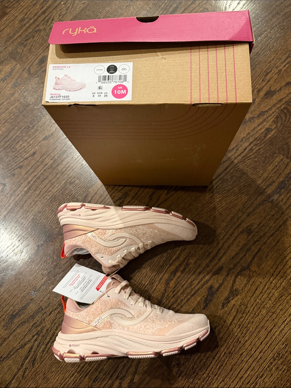 Ryka Women's Light Pink Walking Sneakers size 10